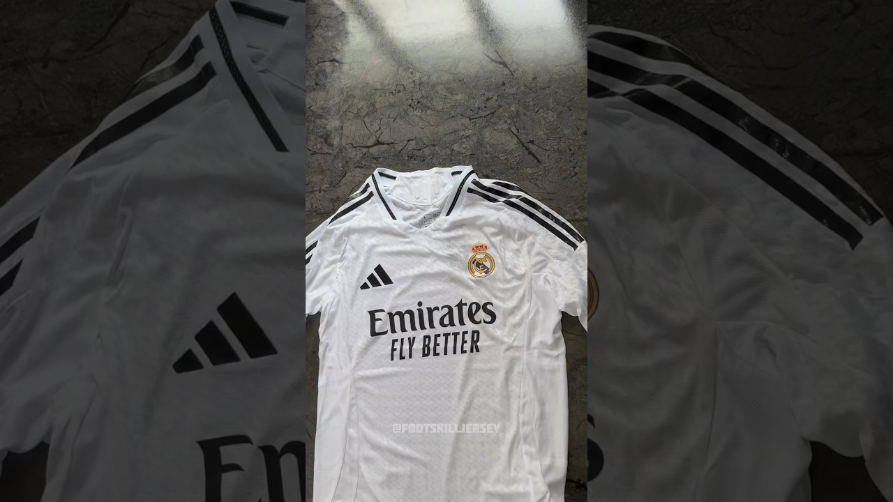 Real Madrid Home kit (Player Version) 24/25 season is now available. Dm us for details!